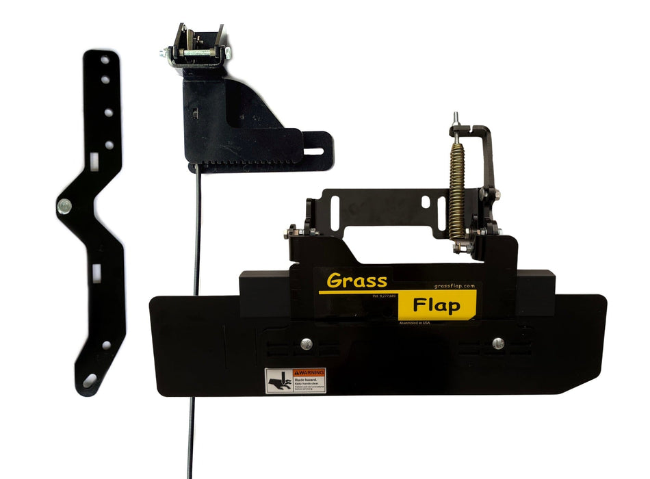 41U2M50-5L-A12 GrassFlap® brand chute blocker with 5L Pedal Includes Deck No-Drill Mount for Ferris mower with iCD decks GrassFlap GrassFlap