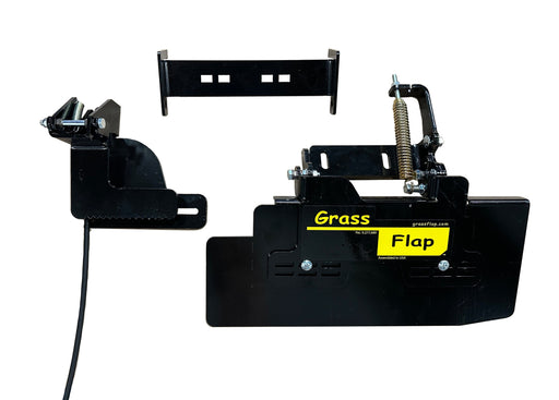 44G2M50-5L-A59 GrassFlap™ brand chute blocker with Steel Blocker plate and SE Pedal Includes No-Drill Mount GrassFlap GrassFlap
