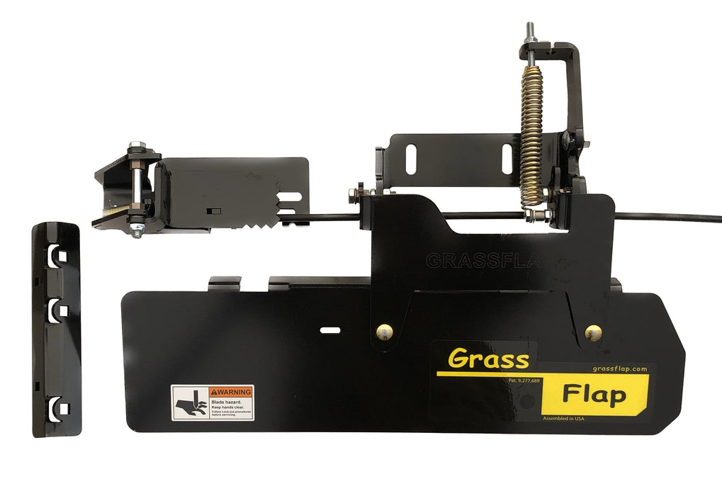 44WM70-5D GrassFlap Direct Bolt with Steel Blocker Plate and SED pedal Includes Wright No-Drill Mount for 2020 or Newer GrassFlap GrassFlap