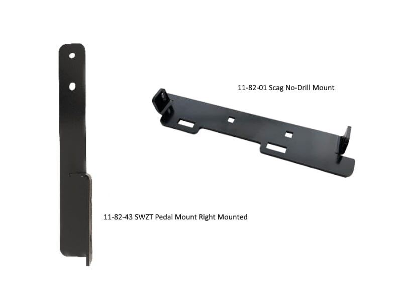 B8 Scag No-Drill Mount & SWZT Pedal Mount Bundle Bundles GrassFlap 