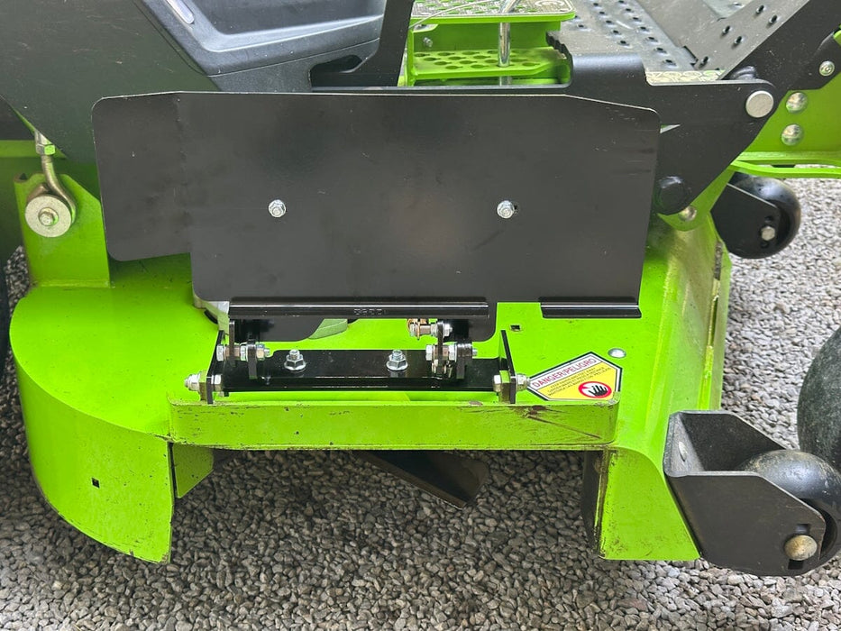 44G2M70-5D-A59 GrassFlap™ brand chute blocker with Steel Blocker plate and SED Pedal Includes No-Drill Mount GrassFlap GrassFlap