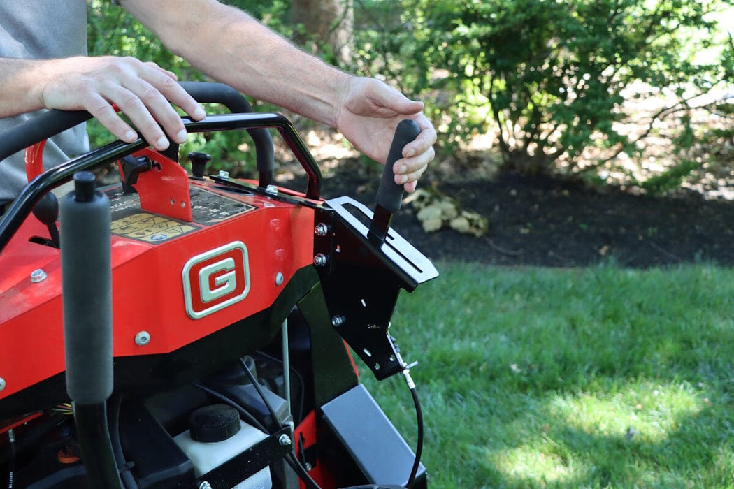 44UM70-H5L-B22 GrassFlap™ brand chute blocker Direct Bolt with Steel Blocker Plate and H5L Hand Lever GrassFlap GrassFlap