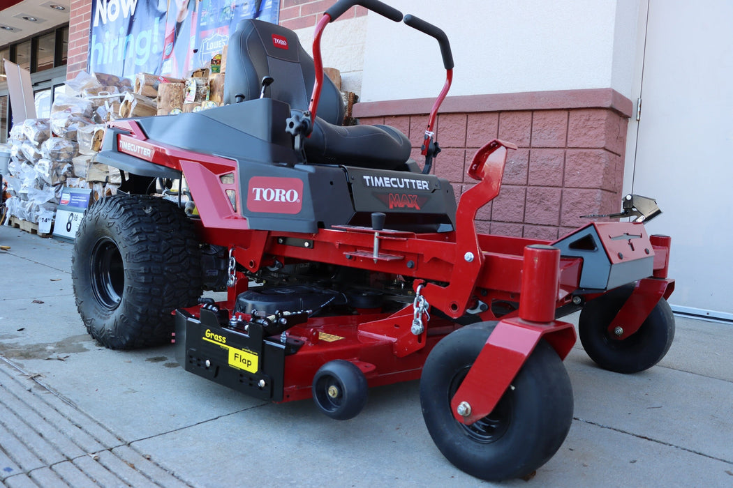 44T2M50-5C-A68 GrassFlap™ Brand Chute Blocker with steel blocker plate, SEC pedal, direct bolt mount, and TC1 cover plate included.