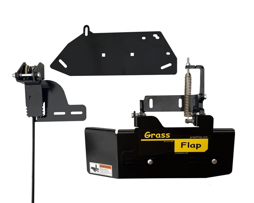 44T2M50-5C-A68 GrassFlap™ brand chute blocker Direct Bolt with Steel Blocker Plate and SEC Pedal Includes Cover Plate TC1 GrassFlap GrassFlap