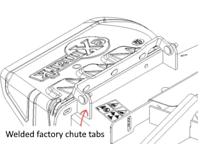 44P50-5-A32 Low Profile Heavy-Duty GrassFlap with SE Pedal Includes Pedal Mounting Plate 135 GrassFlap GrassFlap