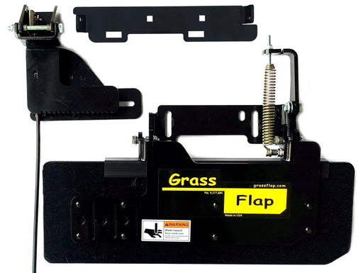 41P50-5L-A1 GrassFlap with Plastic Blocker Plate and SEL Pedal Includes Scag No-Drill Mount GrassFlap GrassFlap