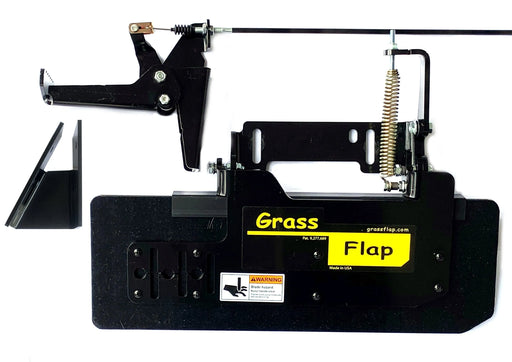 44P70-6-A8 Low Profile Heavy-Duty GrassFlap with RE Pedal Includes Trimstar Pedal Mount GrassFlap GrassFlap