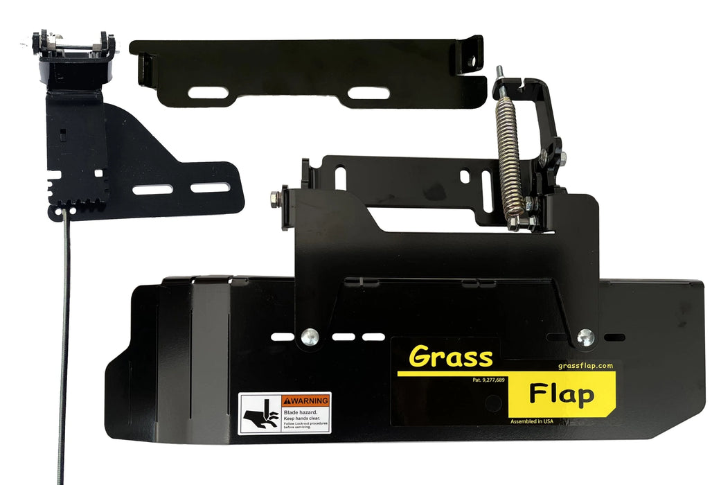41SM70-5C-A1 GrassFlap Direct Bolt with Steel Blocker Plate and SEC pedal Includes Scag No-Drill Mount GrassFlap GrassFlap