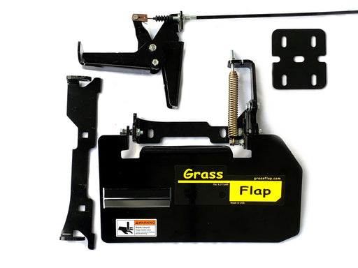 42B70-6-A3 GrassFlap with No-Drill Flap Mount, RE Pedal and Pedal Plate GrassFlap GrassFlap