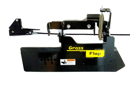 48K70-5 Low Profile Heavy-Duty GrassFlap with SE Pedal & No Drill Mount GrassFlap GrassFlap