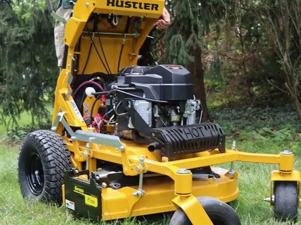 HSP50-H3L GrassFlap for Hustler Surfer Pro with No-Drill Flap Mount & Hand Lever GrassFlap GrassFlap