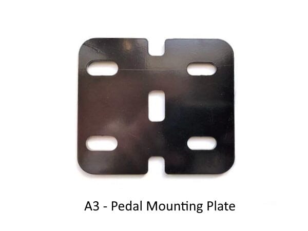 413TM70-6-A3 GrassFlap® brand chute blocker with Steel Blocker Plate and 6 Pedal Includes No-Drill Mount & Pedal Mounting Plate GrassFlap GrassFlap 