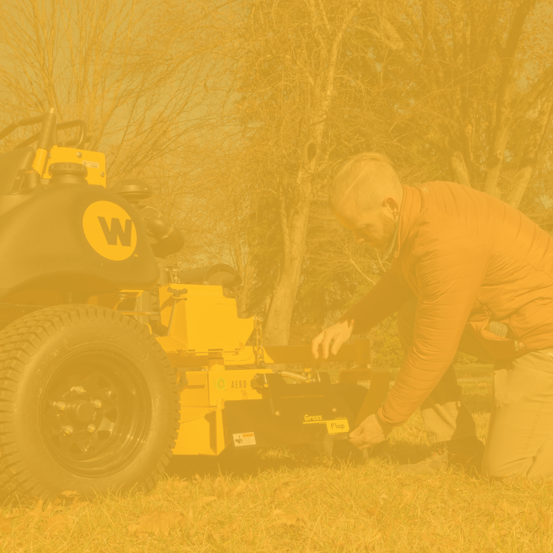 GrassFlap® for Wright Zero Turn Mowers | Chute Blocker Kit