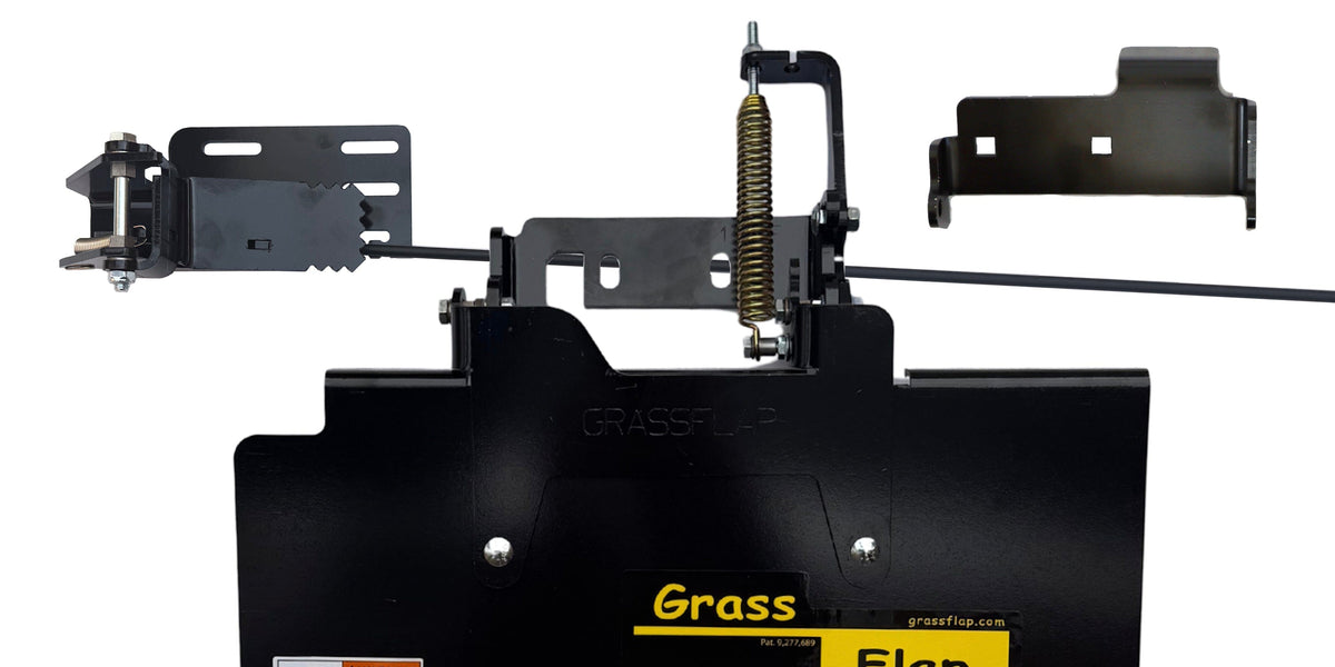 413TM70-5D-A22 GrassFlap® brand chute blocker with Steel Blocker Plate