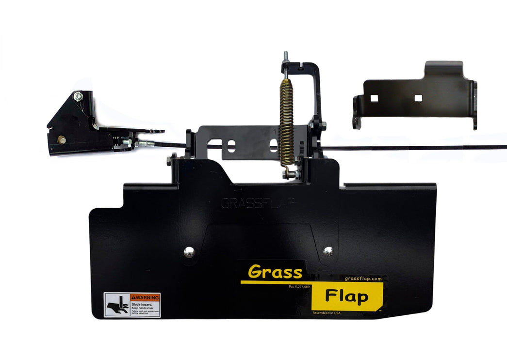 412TM70-5 GrassFlap® brand chute blocker with Steel Blocker Plate and 5 Pedal Includes No-Drill Mount GrassFlap GrassFlap 