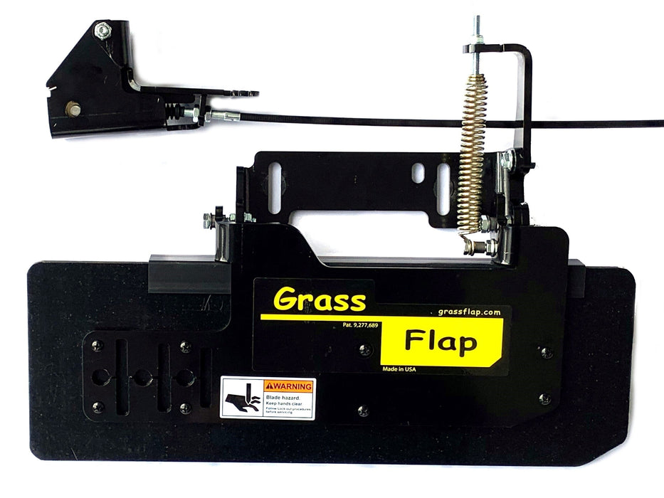 41P70-5-A12 GrassFlap™ brand chute blocker with SEL Pedal Includes No-Drill Mount for Ferris mower with iCD decks GrassFlap GrassFlap 