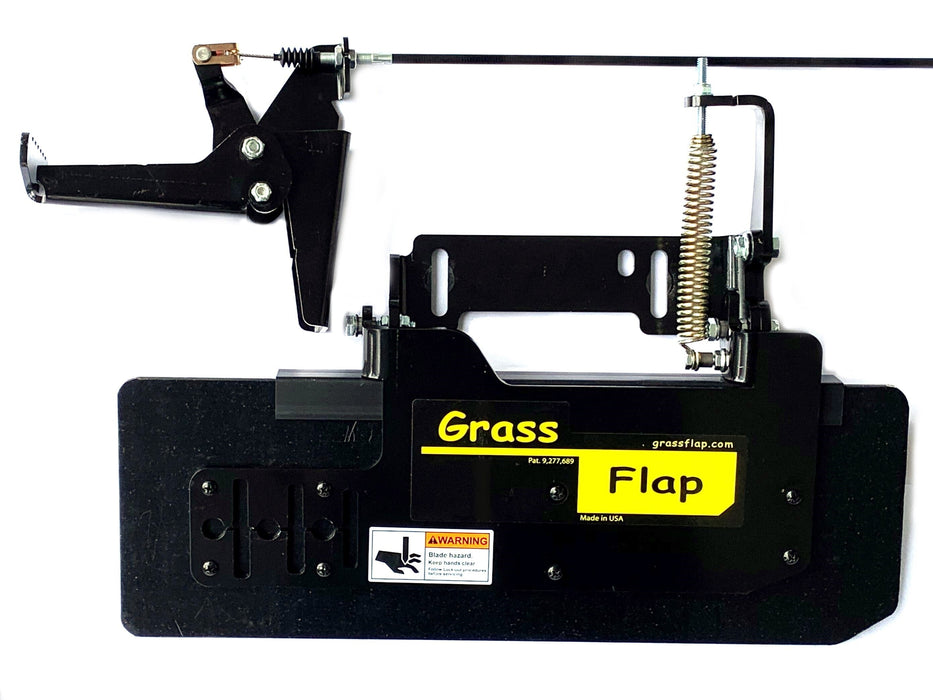 41P70-6-B3 Low Profile Heavy-Duty GrassFlap® brand chute blocker with 6 Pedal Includes Trimstar Pedal Mount & No-Drill Mount GrassFlap GrassFlap 