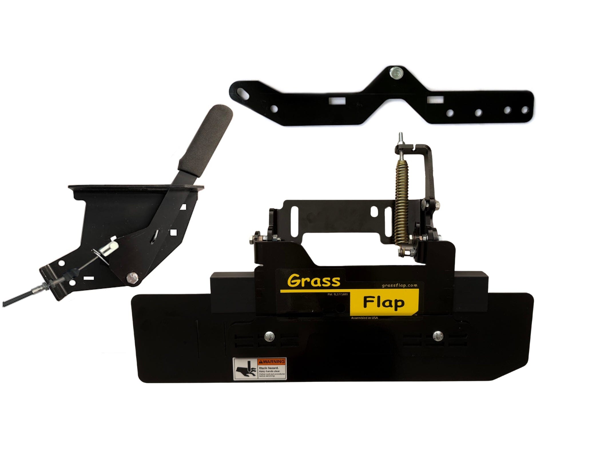41U2M50-H5L-B26 GrassFlap® brand chute blocker with Steel Blocker Plat
