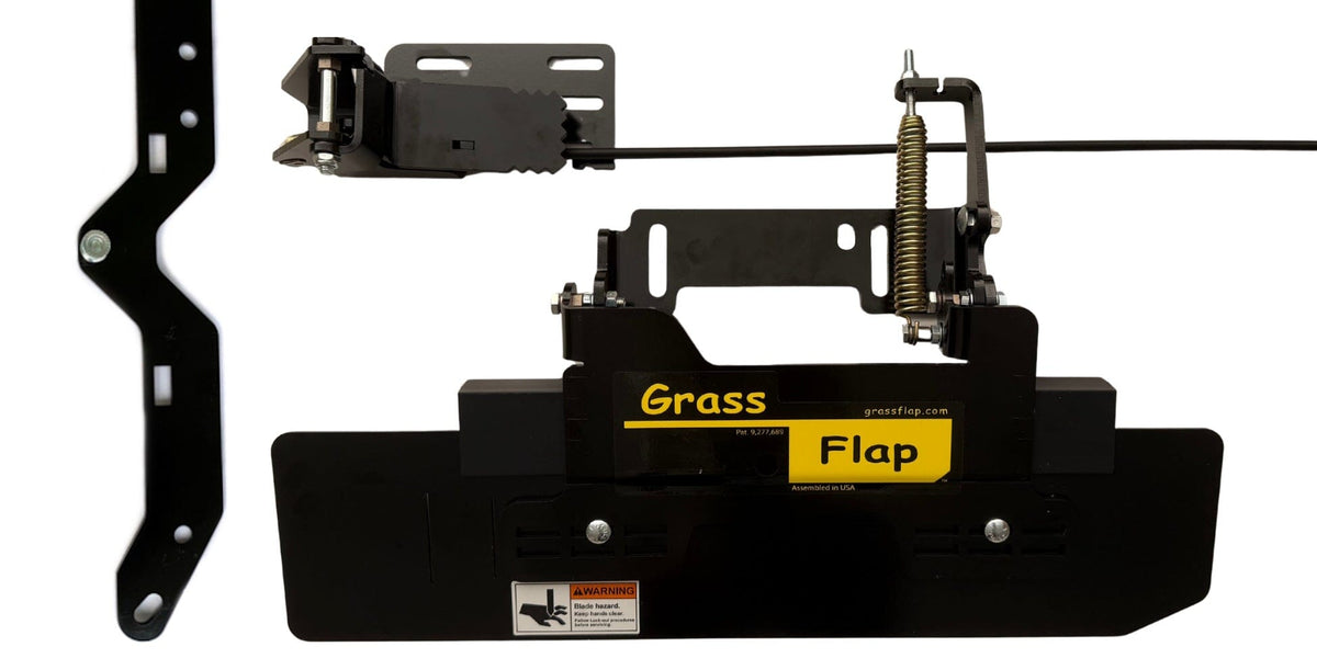 41U2M70-5D-A12 GrassFlap® brand chute blocker with Steel Blocker Plate