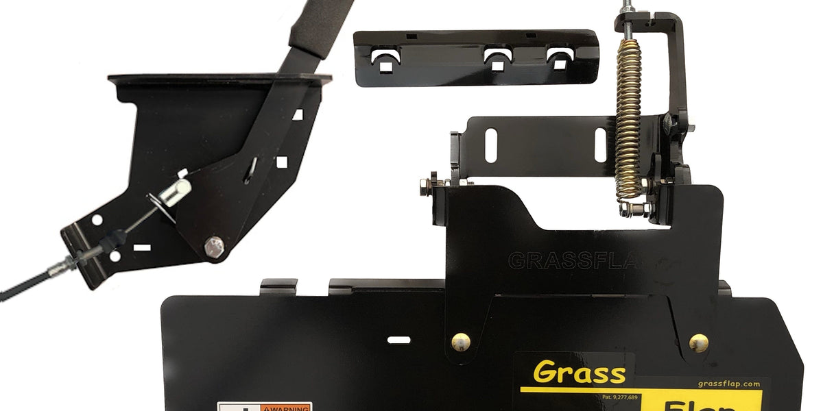 44WM50-H5L-A76 GrassFlap® brand chute blocker Direct Bolt with Steel B