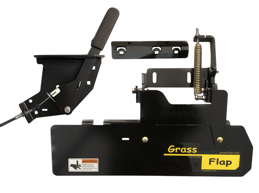 44WM50-H5L-A76 GrassFlap® brand chute blocker Direct Bolt with Steel Blocker Plate and H5L hand lever & Hand Lever Mount 1281 GrassFlap GrassFlap 