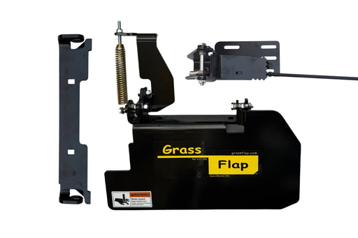 52B70-5D-A79 GrassFlap® brand chute blocker for Exmark Vertex 32" & 36" with No-Drill Flap Mount & 5D Pedal GrassFlap GrassFlap 