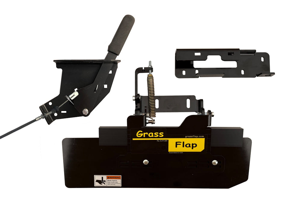 54UM70-H5L2-A58 GrassFlap® brand chute blocker Direct Bolt with Steel Blocker Plate and H5L2 Hand Lever