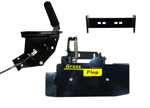 54G3M70-H7L-B25 GrassFlap® brand chute blocker with Steel Blocker plate and Hand Lever Includes No-Drill Flap Mount & Hand Lever GrassFlap GrassFlap 