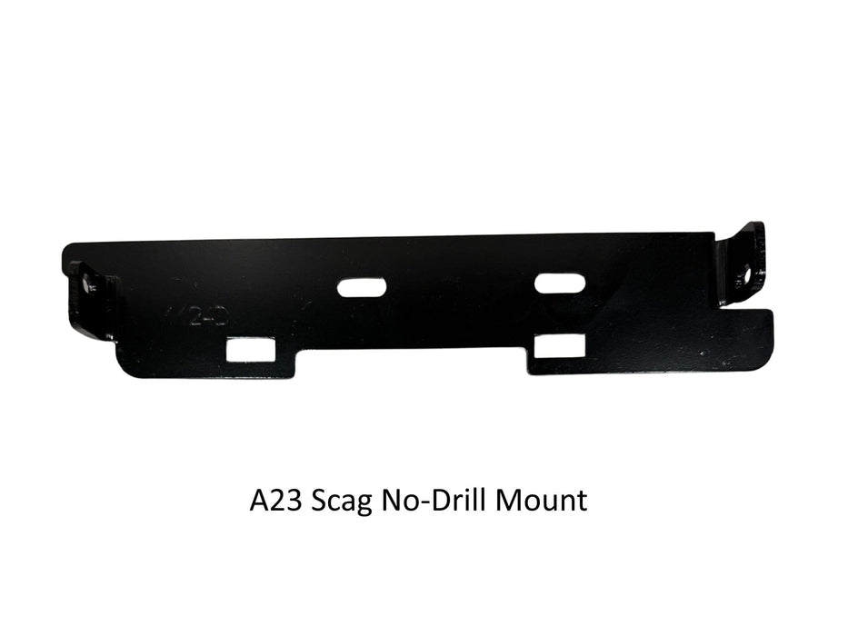 44S3M70-5D-A23 GrassFlap® brand chute blocker Direct Bolt with Steel Blocker Plate and SED pedal Includes Scag 36" No-Drill Mount GrassFlap GrassFlap 