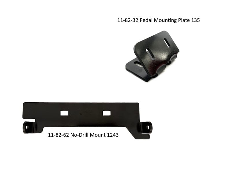 44P50-5-B17 GrassFlap™ brand chute blocker with SE Pedal Includes No-Drill Mount 1243 & Pedal Mounting Plate 135 GrassFlap GrassFlap 