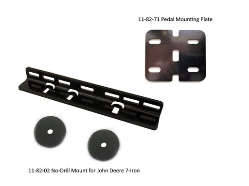 B24 John Deere Flap No-Drill Mount & Pedal Mount Plate Bundle GrassFlap 