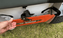 61E70-5-A35 Direct Bolt GrassFlap® brand chute blocker with Steel Blocker Plate and 5 Pedal GrassFlap GrassFlap 