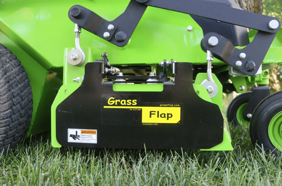 54G3M70-H7L-B25 GrassFlap® brand chute blocker with Steel Blocker plate and Hand Lever Includes No-Drill Flap Mount & Hand Lever GrassFlap GrassFlap 