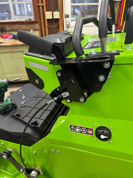 54G3M70-H7L-B25 GrassFlap® brand chute blocker with Steel Blocker plate and Hand Lever Includes No-Drill Flap Mount & Hand Lever GrassFlap GrassFlap 