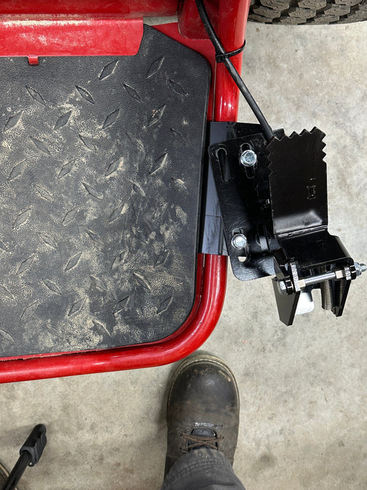 413TM70-5D-A86 GrassFlap® brand chute blocker with Steel Blocker Plate and 5D Pedal Includes No-Drill Mount 36 & Pedal Mount 1301 GrassFlap GrassFlap 