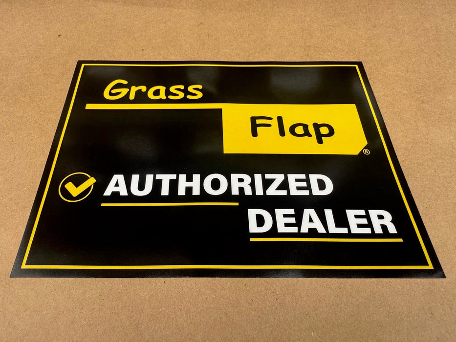 GrassFlap® Dealer Window Cling Merchandise GrassFlap 