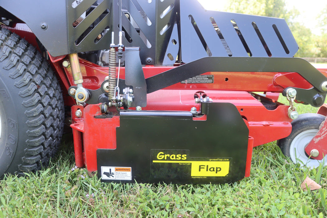 52B70-5D-A79 GrassFlap® brand chute blocker for Exmark Vertex 32" & 36" with No-Drill Flap Mount & 5D Pedal GrassFlap GrassFlap 