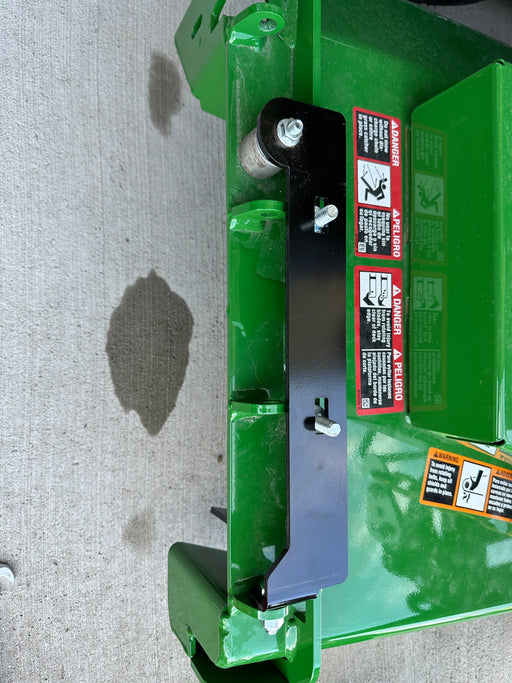 41J2M70-5D-A55 GrassFlap® brand chute blocker Direct Bolt with Steel Blocker Plate and 5D Pedal Includes John Deere No-Drill Mount for 600 and 800E Series Quicktrak GrassFlap GrassFlap 