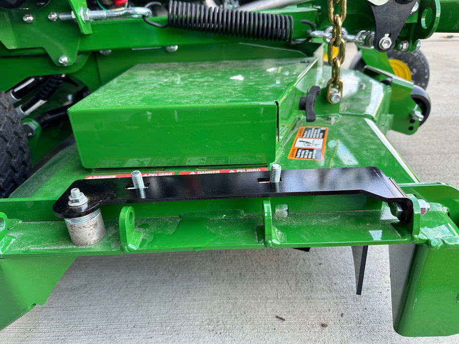 41J2M70-5D-A55 GrassFlap® brand chute blocker Direct Bolt with Steel Blocker Plate and 5D Pedal Includes John Deere No-Drill Mount for 600 and 800E Series Quicktrak GrassFlap GrassFlap 