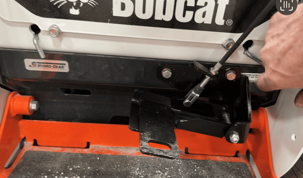 71E70-TEF1 GrassFlap® brand chute blocker with Steel Blocker Plate and TEF Pedal GrassFlap GrassFlap 