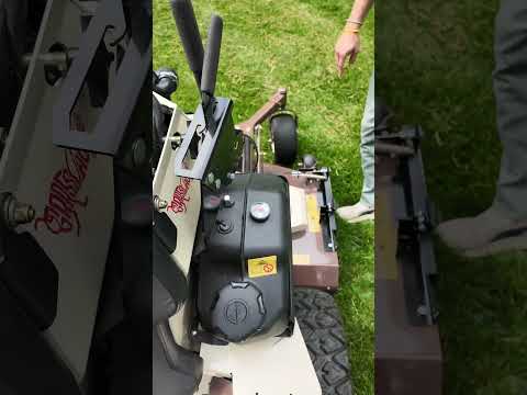 Grassflap hand lever operational video