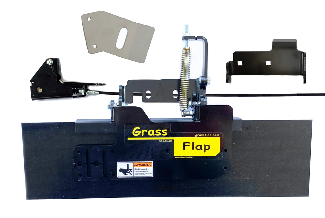 413T70-5-A22 Low Profile Heavy-Duty GrassFlap with SE Pedal Includes No-Drill Mount & Strike Plate GrassFlap GrassFlap 
