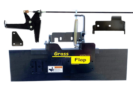 412T70-6-A6 Low Profile Heavy-Duty GrassFlap with RE Pedal Includes No-Drill Mount & 3-Hole Pedal Mounting Plate GrassFlap GrassFlap 
