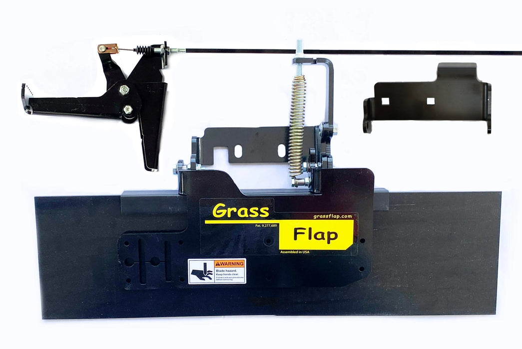412T70-6 Low Profile Heavy-Duty GrassFlap with RE Pedal Includes No-Drill Mount GrassFlap GrassFlap 