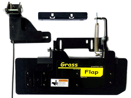 44P50-5L-A26 Low Profile Heavy-Duty GrassFlap with SEL Pedal Includes No-Drill Angle Mount GrassFlap GrassFlap 