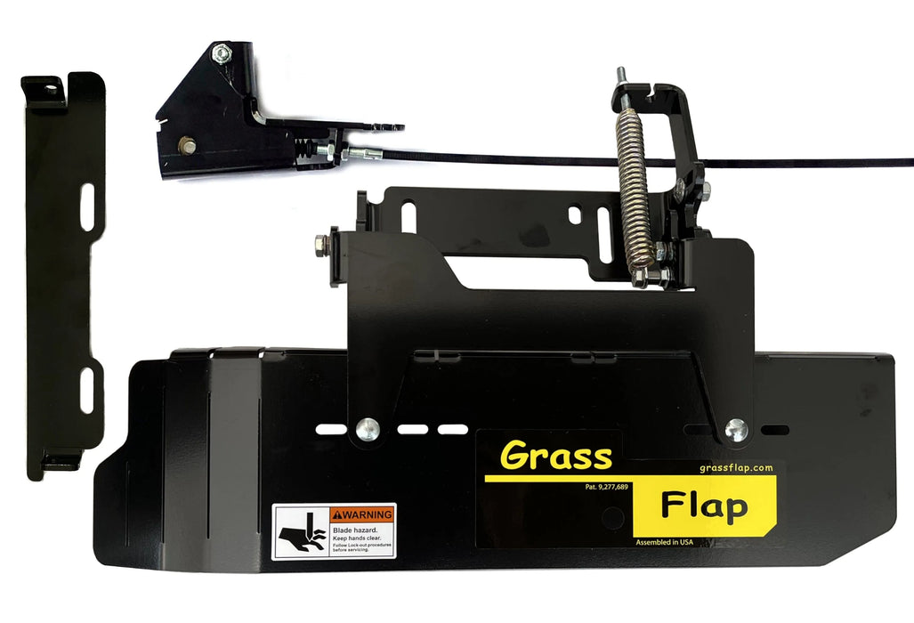 41SM70-5-A1 GrassFlap Direct Bolt with Steel Blocker Plate and SE pedal Includes Scag No-Drill Mount GrassFlap GrassFlap 
