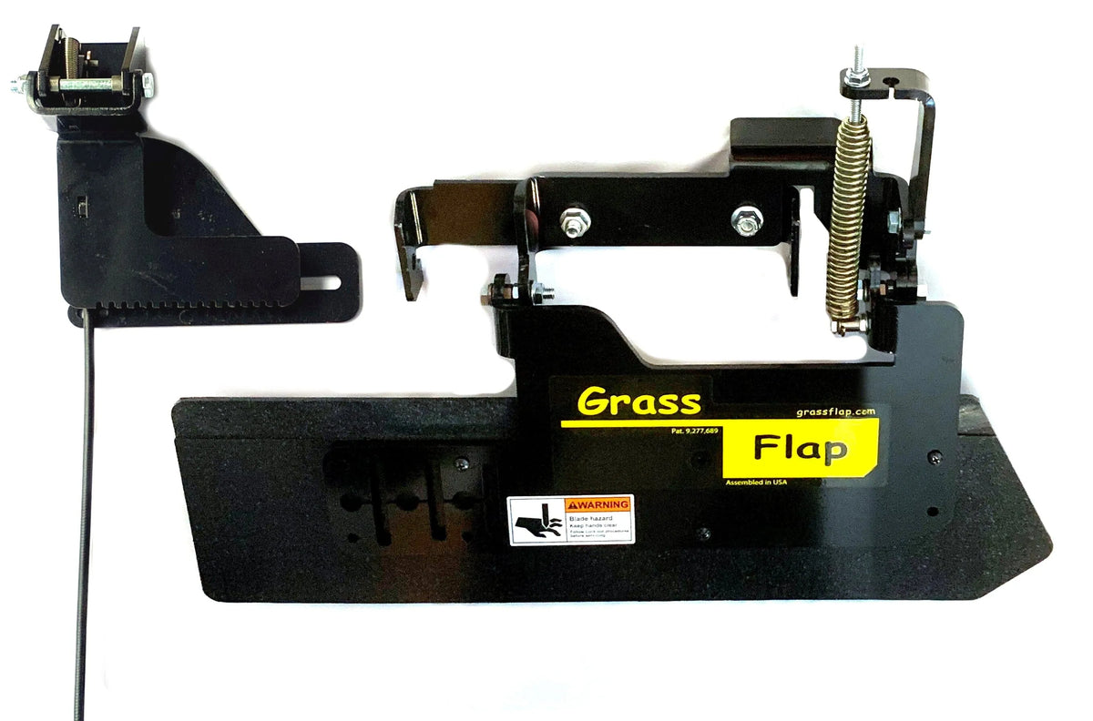 48K705L GrassFlap™ brand chute blocker with SEL Pedal & No Drill Moun
